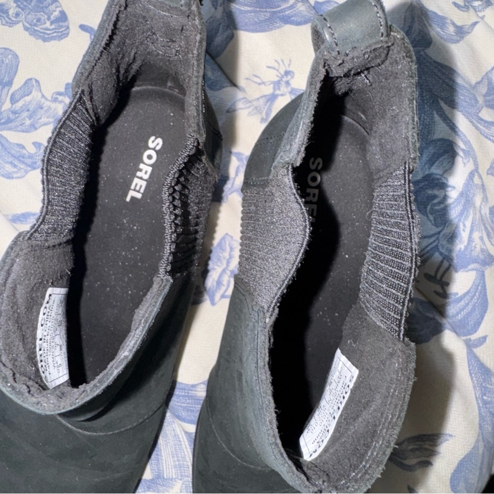 Sorel Chelsea Black Ankle Boots 9 - Picture 6 of 9